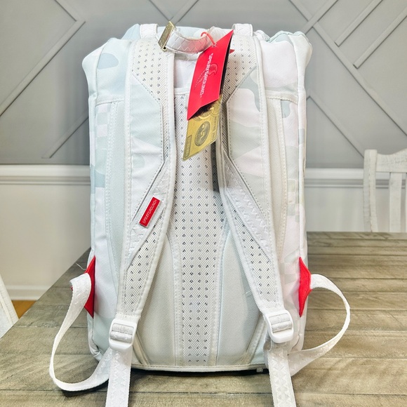 Sprayground White School Backpack “3AM Le Blanc Hills” - Picture 6 of 9